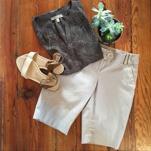 THE LIMITED Light Gray Stretch Shorts
